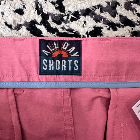 Faherty Men All day shorts , pink, Size 35 B168 - Picture 9 of 12